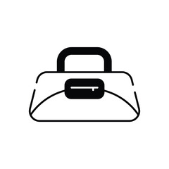 Boxing Gym Bag vector icon