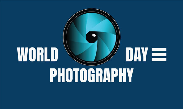 world photography day, poster and banner design for world photography day - Powered by Adobe