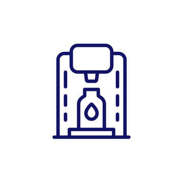 water refill station icon in line style