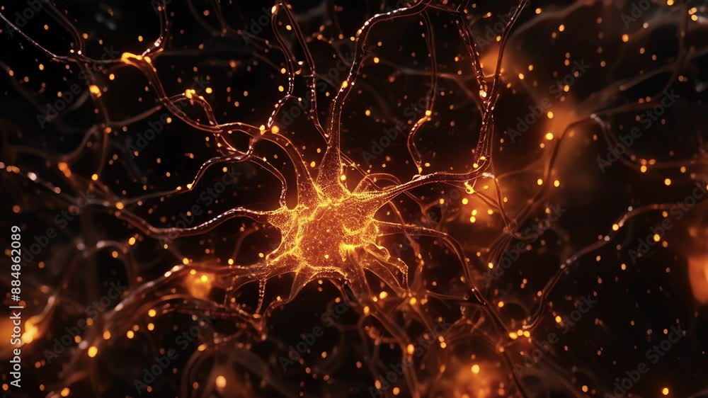 Poster neurons with long dendrites reaching out to connect and transport neurotransmitters back into the pr