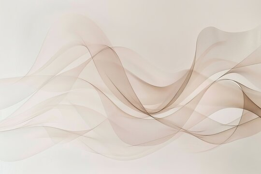 Minimalist art featuring simple, curved lines forming an abstract wave