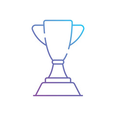 Boxing Trophy vector icon