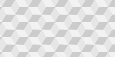 Vector of cube geometric pattern grid backdrop triangle background. Abstract cube geometric tile and mosaic wall or grid backdrop hexagon technology. white and gray geometric block cube structure. 