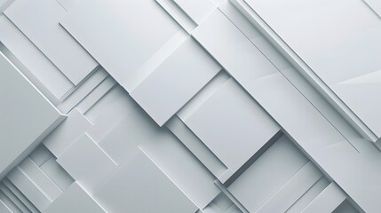 Abstract white geometric pattern on gray background modern digital technology global network metal bending for wallpaper, logo, banner, web design. 