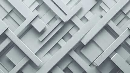 Abstract white geometric pattern on gray background modern digital technology global network metal bending for wallpaper, logo, banner, web design. 