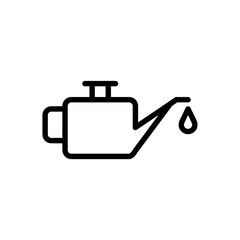 Obraz premium Car Service Icon Line Lubricant 