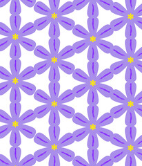 seamless pattern with flowers