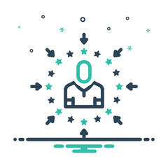 Mix icon for self promotion