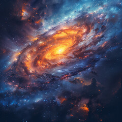 Obraz premium Illustration dream universe that is beyond imagination