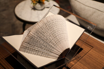 book on a shelf
