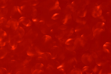 Red bokeh background. Christmas, New Year, Valentine, Chinese Culture and Celebration backgrounds concepts. 