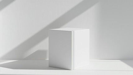 Fototapeta premium Cardboard box isolated over white background. cardboard box, isolated on white, packaging, shipping box, empty box, storage box, brown box, corrugated box, moving box, cardboard packaging, box design,