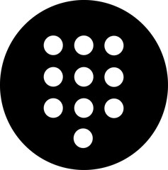 Password vector icon. Replaceable vector design.