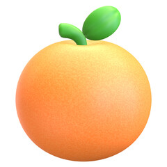Orange 3D illustration