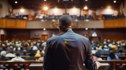 Inspirational Leadership in Pastor’s Sermon
