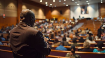Inspirational Leadership in Pastor’s Sermon
