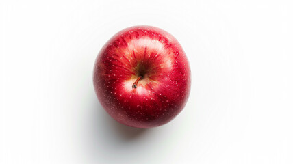 Fresh apple isolated on white background. fresh apple, isolated on white, fruit, healthy eating, organic food, red apple, ripe fruit, studio shot, close-up, juicy apple, vitamin C, nutrition,