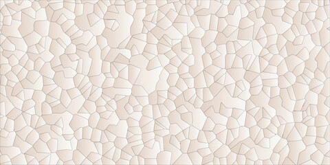 Abstract geometric mosaic broken tiles design stained seamless geometric retro pattern broken quartz crystalized polygonal diamond shape vintage vector background.