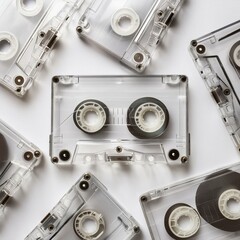 透明のカセットテープ