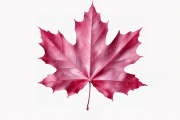 Naklejka premium Autumn leaf. Autumn maple leaf isolated 