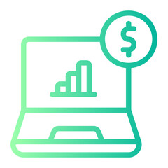 earnings gradient icon