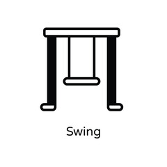 Swing vector icon
