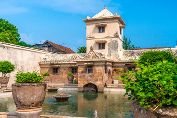 Tamansari Water Castle inside the Royal Palace of Yogyakarta is a cultural heritage building.