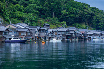 伊根の舟屋（若狭湾伊根浦・京都府伊根町）