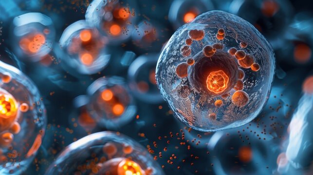 Cellular Respiration: Crucial metabolic pathway in cells converting glucose and oxygen into ATP energy, carbon dioxide, and water, vital for cellular operations.
