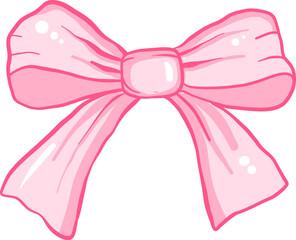 Cute pink coquette ribbon