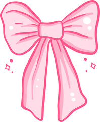 Cute pink coquette ribbon