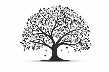 Obraz premium Serene image of a sprawling tree with many branches