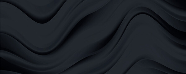 Obraz premium Dark black neutral abstract background for presentation design