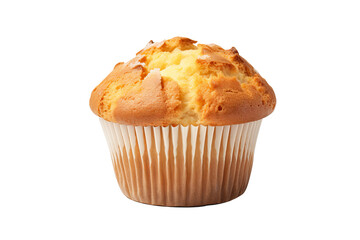 Delicious chocolate chip muffin PNG with transparent background for bakery and dessert design projects