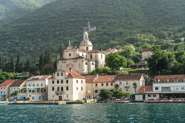 Bay of Kotor also known as the Boka views, popular Balkan coastline