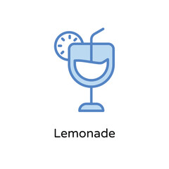 Lemonade vector icon