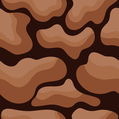seamless pattern with fur of a brown cat, for various designs, packaging or advertising