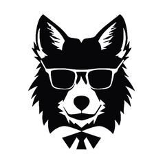 fox in suit silhouette