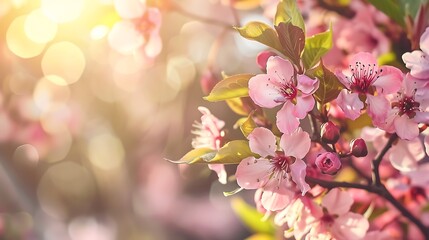 A Field of Delicate Pink Flowers