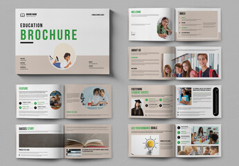 Education Brochure Landscape Template