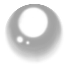 Pearl, 3d render of a ball, 3d sphere isolated, pearl sticker