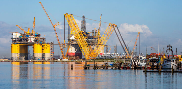 Platform under construction in Texas