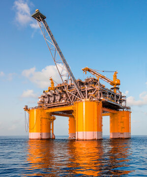 Oil platform in the Gulf of Mexico