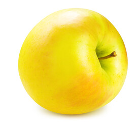 Toki apple or Yellow apple fruit isolated on white With clipping path.