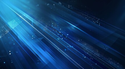 Blue geometric shape abstract technology background: modern digital design featuring intricate patterns and shapes representing innovation, futuristic concepts, and high-tech imagery


