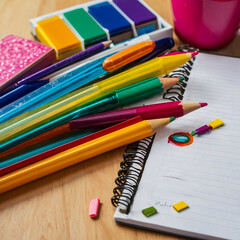 Naklejka premium After vacation go back to school