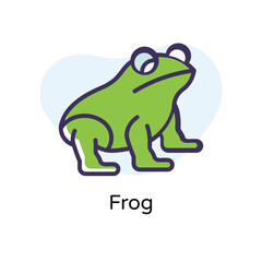 Frog vector icon