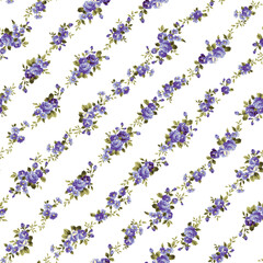 Beautiful rose pattern perfect for textile design,