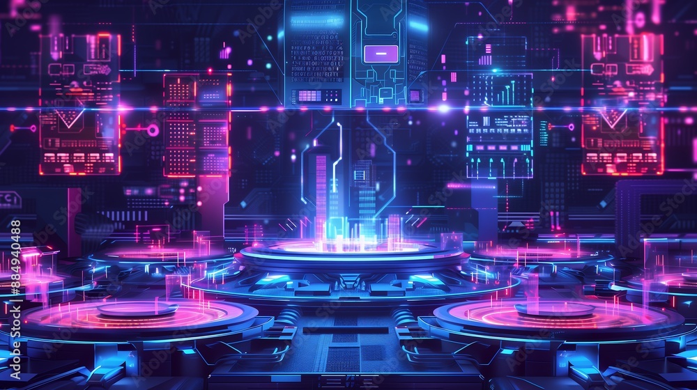 Poster central hub for ai driven data exchange