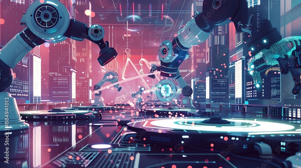 Poster central hub for ai driven data exchange